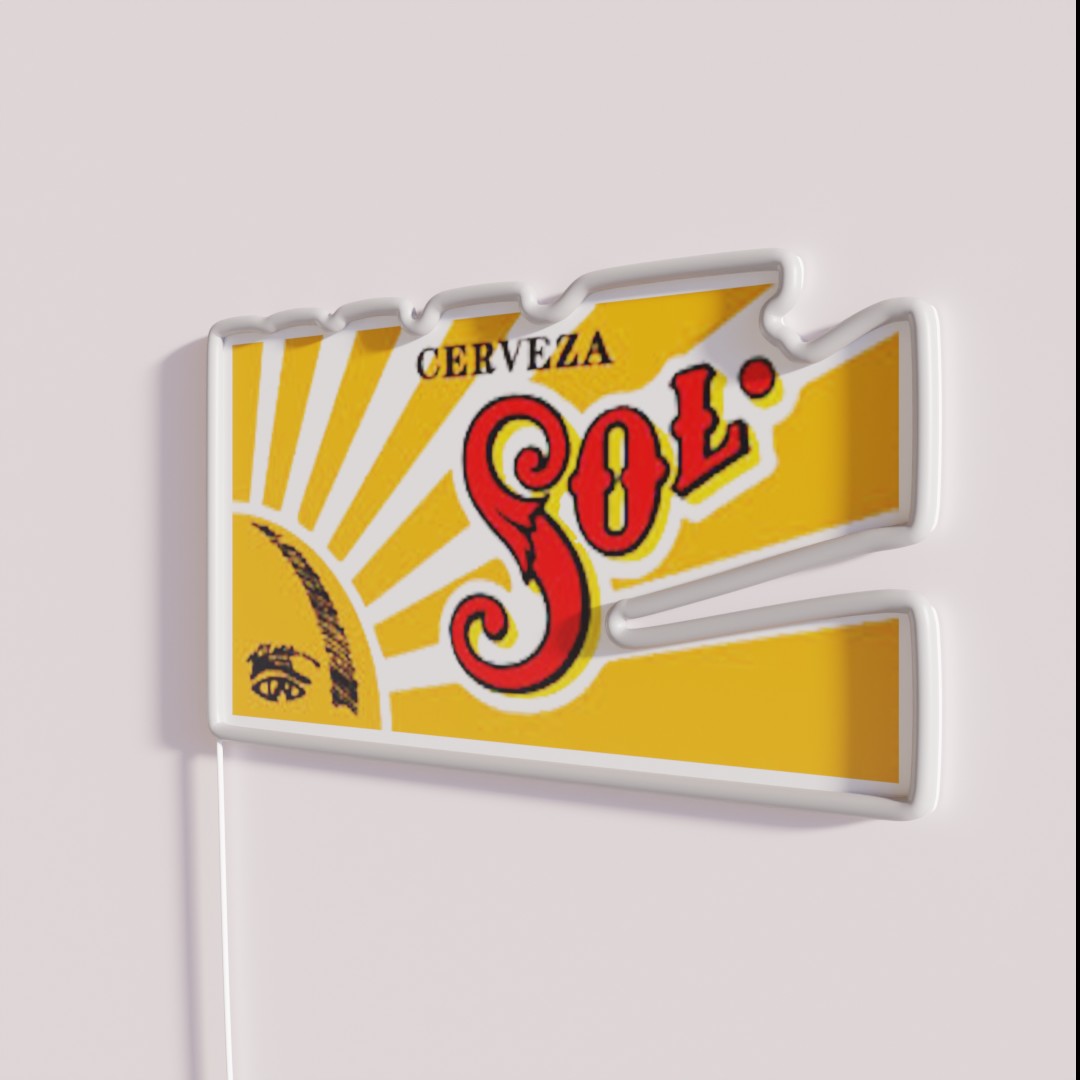 Sol Cerveza Rgb Led Sign – Neon Factory