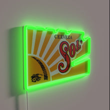 Load image into Gallery viewer, Add vibrant glow to your space with colorful neon bar sign.