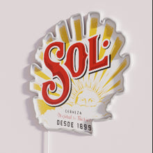 Load image into Gallery viewer, Vibrant Sol RGB color changing neon LED sign lighting decoration