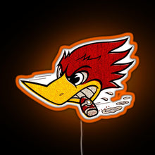Load image into Gallery viewer, Speed Thrush RGB neon sign orange