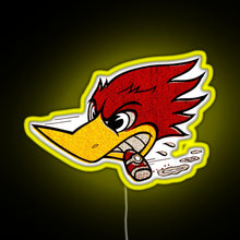 Load image into Gallery viewer, Speed Thrush RGB neon sign yellow