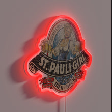 Load image into Gallery viewer, Vibrant SPG Bremen 1965 Retro Style RGB Neon Sign Accent Wall