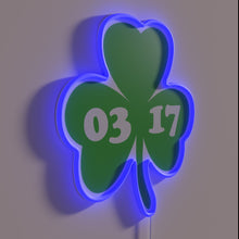 Load image into Gallery viewer, Add vibrant Irish flair with St. Patrick's Day RGB neon sign.