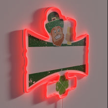 Load image into Gallery viewer, Retro Green Neon Sign for St. Patrick's Party in Michigan