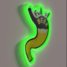 Load image into Gallery viewer, Drunk in thought and thirsty in spirit neon bar decor