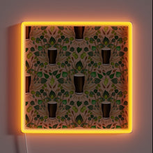 Load image into Gallery viewer, Vibrant glow of a thriving stout beer garden ambiance outside.