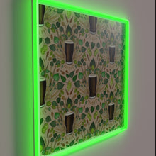 Load image into Gallery viewer, Vibrant RGB neon sign illuminates your stout beer garden ambiance.