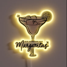 Load image into Gallery viewer, Vibrant Strawberry Margarita Neon Sign Adds Color to Any Room