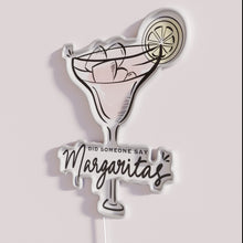 Load image into Gallery viewer, RGB Neon Bar Sign for Home Decor, Fun Strawberry Margarita Theme