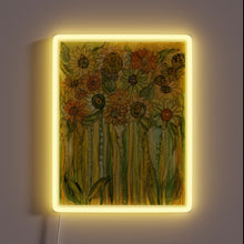 Load image into Gallery viewer, Brighten up your garden with vibrant Sunflower themed neon decor