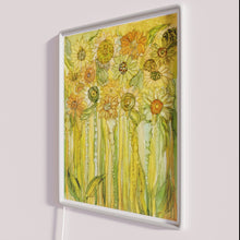 Load image into Gallery viewer, Vibrant Neon Sunflower Garden Decoration with RGB LED Lighting Effect