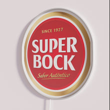 Load image into Gallery viewer, Vibrant Neon Bar Sign - Super Bock RGB Color Display