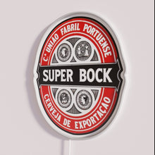 Load image into Gallery viewer, Retro Bar Decor Super Bock Neon Sign with Colorful Lighting