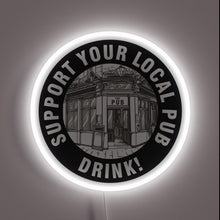 Load image into Gallery viewer, Vibrant Neon Sign Emphasizing Community Love and Local Pride Tradition