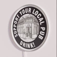Load image into Gallery viewer, Vibrant RGB Neon Pub Sign Decorates Any Commercial or Bar Space