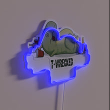 Load image into Gallery viewer, Welcome to TWRECKED, a vibrant RGB neon bar sign