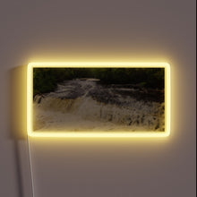 Load image into Gallery viewer, Majestic Tahquamenon Falls Lower Peninsula Iconic Neon Sign Artwork
