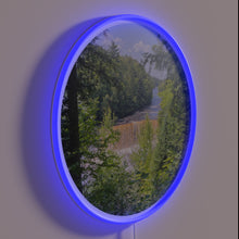 Load image into Gallery viewer, Tahquamenon Falls iconic natural wonder neon lit wall art decor