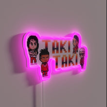 Load image into Gallery viewer, Add vibrant urban style with our colorful Taki Taki sign.