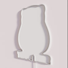 Load image into Gallery viewer, RGB neon bar decor funny beer loving bear figurine