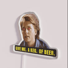 Load image into Gallery viewer, Exclusive, Handcrafted Neon Teen Wolf Sign with Bright RGB Lighting