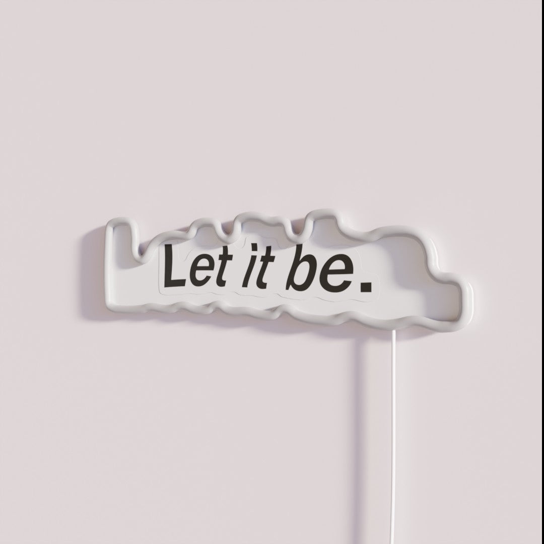 The Beatles Let It Be Rgb Led Sign – Neon Factory