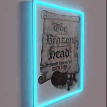 Load image into Gallery viewer, Vintage inspired "The Brazen Head" Pub Dublin Ireland neon signage.