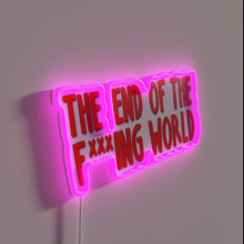 Load image into Gallery viewer, Apocalyptic humor statement with colorful end of days neon glow