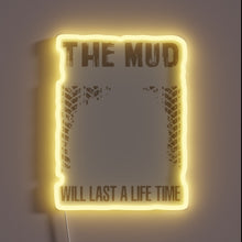 Load image into Gallery viewer, Vintage Vibes Neon Sign with Washable Mud Splatter Design