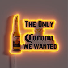 Load image into Gallery viewer, Brighten your space with this vibrant Corona-inspired LED sign design