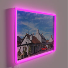 Load image into Gallery viewer, RGB illuminated signage of 'The Queen's Head' pub name