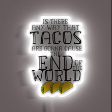 Load image into Gallery viewer, Neon Sign Featuring Colorful Rainbow Taco Art Inspired by Academy