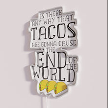 Load image into Gallery viewer, Neon RGB lighted taco decor inspired by The Umbrella