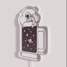 Load image into Gallery viewer, Galactic Neon Wall Sign, Vibrant Color Changing Universe Decorations Available