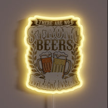 Load image into Gallery viewer, Neon beer sign with edgy slogan for beer enthusiasts
