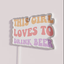 Load image into Gallery viewer, RGB Neon Sign for Beer Lovers Home Bar Decorations Interior Lighting
