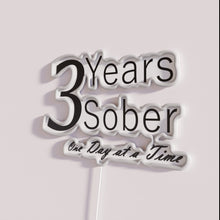 Load image into Gallery viewer, Neon sobriety anniversary gift for sober individuals celebrating milestones daily