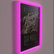 Load image into Gallery viewer, Electric highway nostalgia in vibrant RGB neon light display