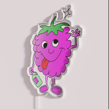 Load image into Gallery viewer, Brighten your space with vibrant, colorful tipsy raspberry RGB lighting