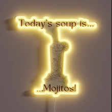 Load image into Gallery viewer, RGB Neon Sign: A Whimsical Twist on Classic Mojito Flavors Tonight