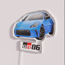 Load image into Gallery viewer, Official Toyota GR 86 racing team logo neon RGB sign