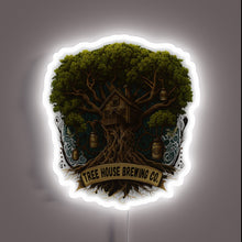 Load image into Gallery viewer, RGB Neon Sign Illuminates Brand Identity of Tree House Brewery