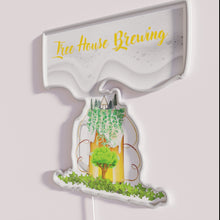Load image into Gallery viewer, Vibrant RGB Neon Sign for Home Decor Treehouse Brewery Bar Scene