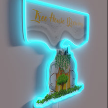 Load image into Gallery viewer, Neon Treehouse Sign Illuminates Your Home with Vibrant Colorful Accents