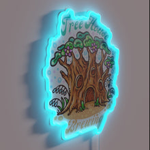 Load image into Gallery viewer, RGB Neon Sign with Tree House Brewing Co Logo Design