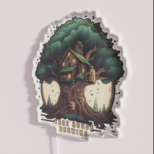 Load image into Gallery viewer, Neon bar decor, glowing treehouse theme lighting for home bars.