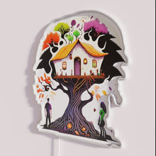 Load image into Gallery viewer, RGB Colorful Neon Wall Sign Treehouse Brewery Logo Decoration Lighting