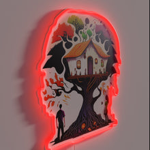 Load image into Gallery viewer, Neon Sign with Color-Changing RGB Letters: Tree House Brewing Co Logo