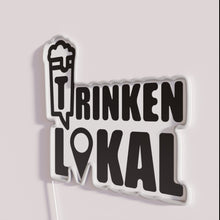 Load image into Gallery viewer, Vibrant Colorful Trinket Neon Sign featuring Locally Sourced Design