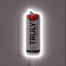 Load image into Gallery viewer, Truly Wild Berry hard seltzer can neon sign.